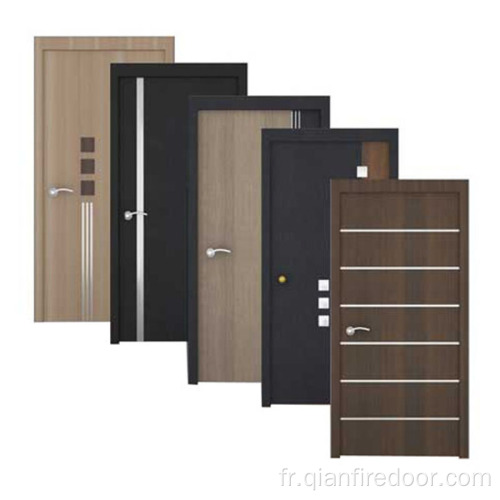 Porte en bois de conception moderne Porte principale Porte en bois